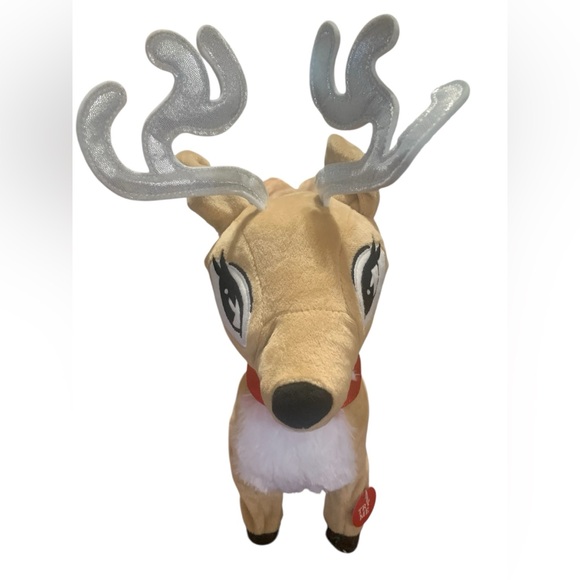 2019 Gemmy Christmas Deer Reindeer Dancing Singing 12" Side Stepper Clarice - Picture 1 of 3